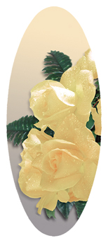 381 D516 069 Bouquet Of Roses Yellow